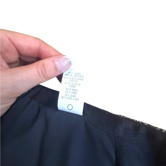 Theory Merlock Tweed Skater Mini Skirt Brown Black Size 2 Wool - Picture 7 of 8